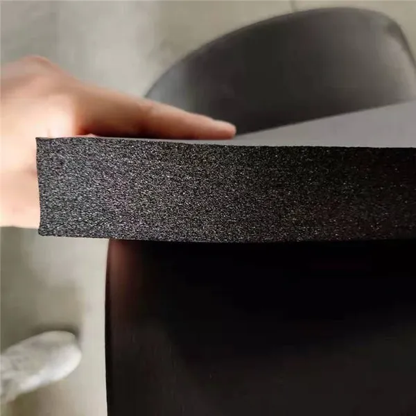 Self-adhesive Rubber Foam Insulation Board Household Drain Pipe Soundproofing Cotton photo-5