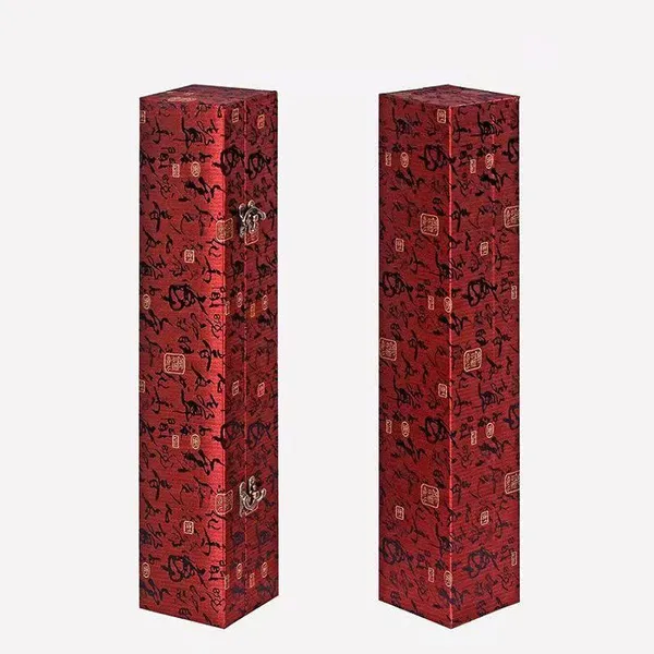 Xuan Paper Hand Scroll for Painting Calligraphy Chinese Cursive Script Calligraphy Song Brocade Box photo-2