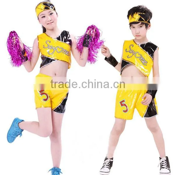 Wholesale New Jazz Christmas Dance Costumes for Girls and Boys Group Cheerleading Uniform