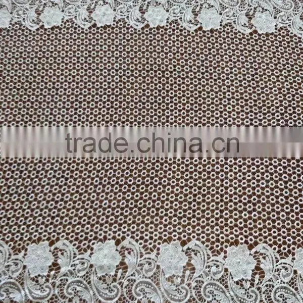Embroidery Lace Fabric Milk Silk Water Soluble Full Lace for Garment Accessory photo-2