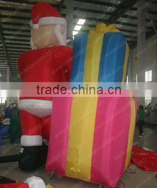 2016 New Popular Cartoon Inflatable Santa Claus Christmas Deco photo-2