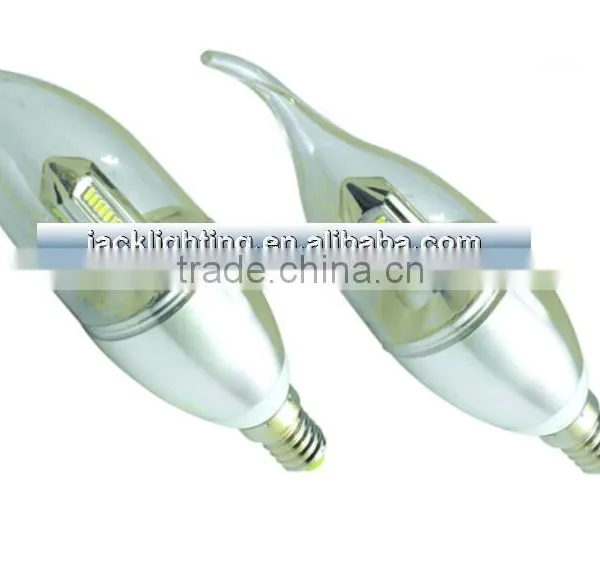 Promotional Good Quality 220V E14 Led Candle Lamp 3w, Candle Led Light Fixture photo-3