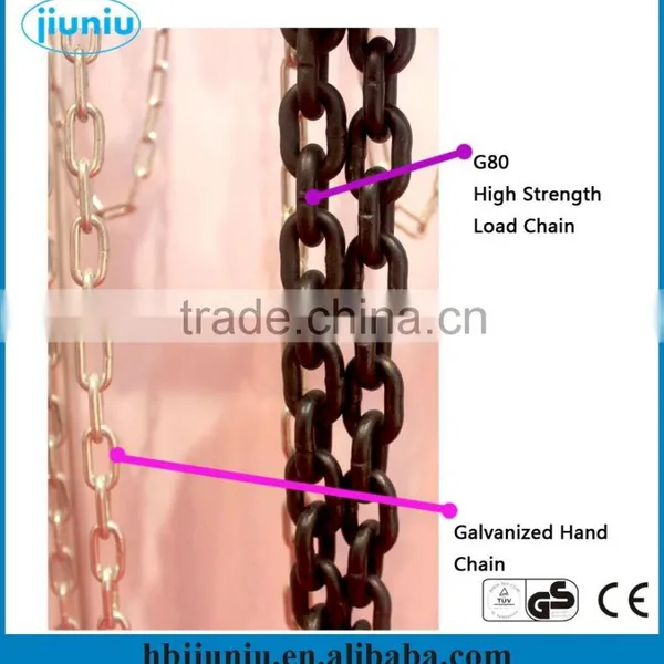 Colorful Snatch Block Chain Manual Chain Block 5 Ton Chain Pulley Block photo-5