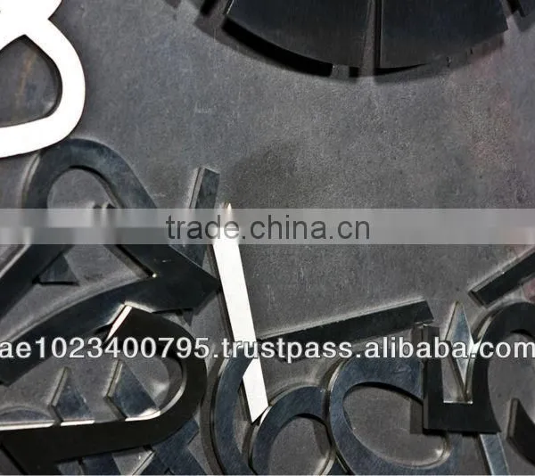 Unique Clock, Handmade Modern Wall Clock With Stone Veneer and Steel Numbers photo-2
