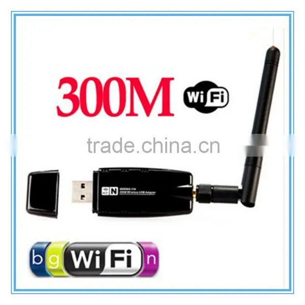 Wholesale 300Mbps Realtek 8192 Wireless Usb Network Card With SMA 2dBi Antenna