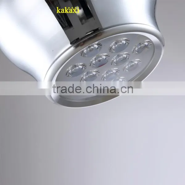 Creative LED Droplight 12W Plating Silver Color Lantern Chandelier Dining Room LED Pendant Lights photo-4