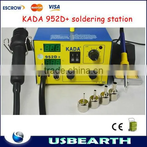 220V/110V Hot Air Dual Digital Soldering Station Kada 952D+