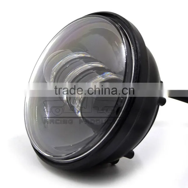 BJ-HL-011 Customized Waterproof Black Auxiliary 4.5" LED Motorcycle Spot Fog Passing Light for Harley Davidson photo-3