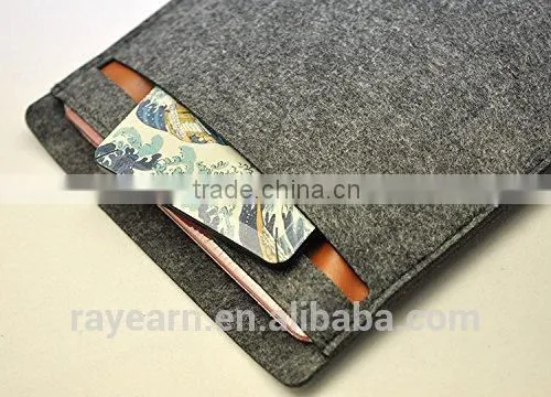 New Arrival Tablet Sleeve Woolen Felt Bag For IPad Pro Tablet Pouch Case photo-2