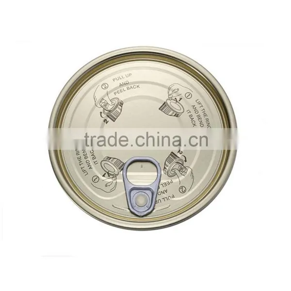Factory Price 401# Tinplate/Aluminum Easy Open End Lids