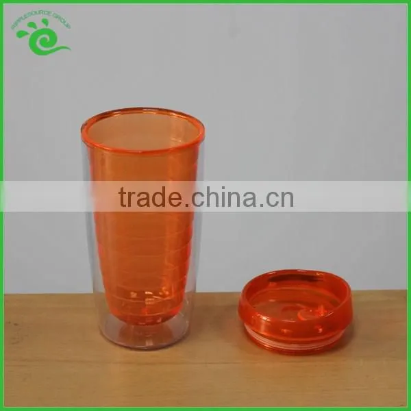 Double Wall Tritan Plastic Cup With Lid photo-2