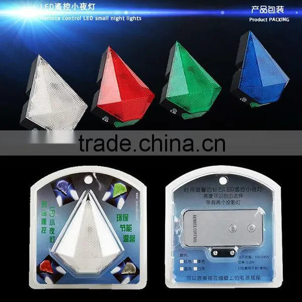 Little Light Night Remote LED Led Wall Light Energy Save Beautiful Diamend Shape photo-2