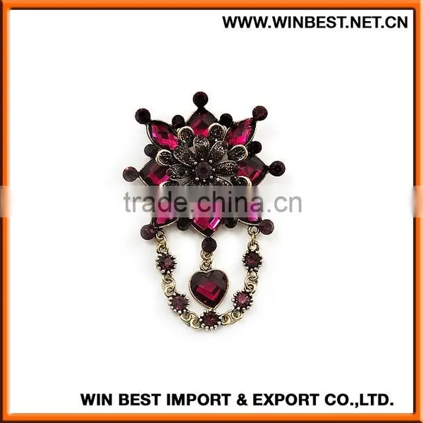 China Wholesale Bowknot Brooch, Brooches in Bulk,rhinestone Brooches