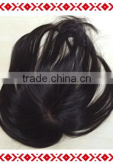 China Hot Selling New Products 8" PU Tape Around Full Lace Clouse for Women photo-2