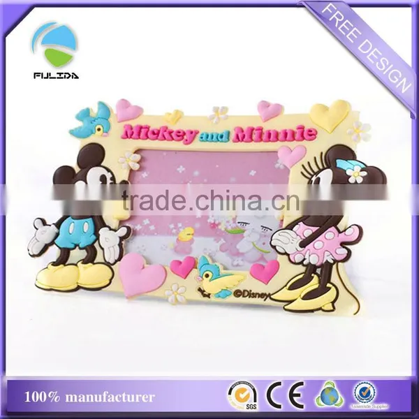 Custom Cartoon Show Pictures Rubber Plastic Kids Desk Photo Frame photo-2