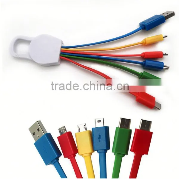 Noodle Flat Usb Data Charger Cable for Mobile Phone photo-4