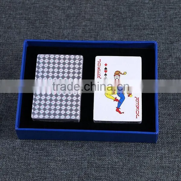 Hottest Sell Custom Playing Cards Type Linen-embossed Playing Cards Glossy Lamination 100% Pvc Playing Cards ---DH20568 photo-3