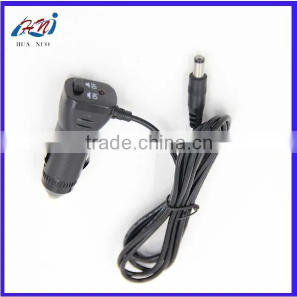 High Quality Car Cigarette Lighter Plug With Switch,led Light to dc Power Cable photo-5