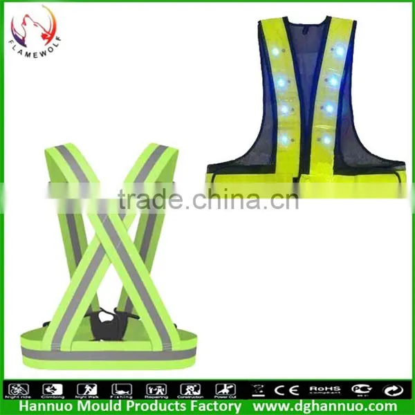 Led Reflective Vest Safety Reflective Vest Motorcycle Reflective Vest Summer Reflective Safety Vest photo-4