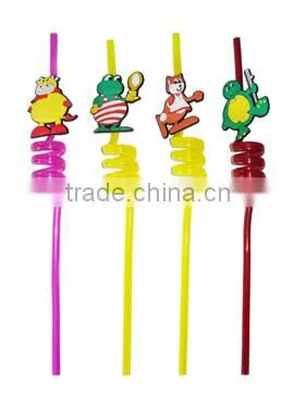 Newest Design Eco-friendly and Colorful Fruit Drinking Straw