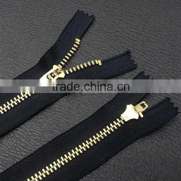 3# Auto Lock Close End Bronze Metal Zipper for Jeans Wholesale Cloth Accessories Zipper photo-3