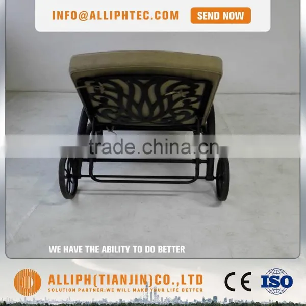Outdoor Garden Beach Pool Aluminum Chaise Lounge photo-5