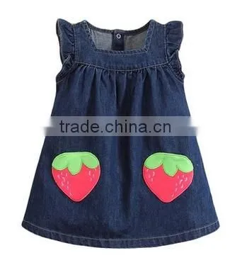 2015 Girls Cotton Jeans Skirt photo-2