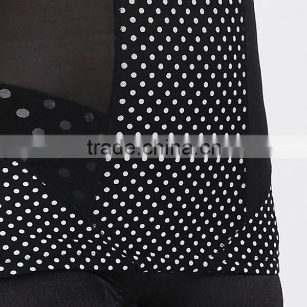 Long Sleeve Thermal Polka Dot Ladies Fancy Tops Roupas Femininas Pretty Women Clothing photo-6