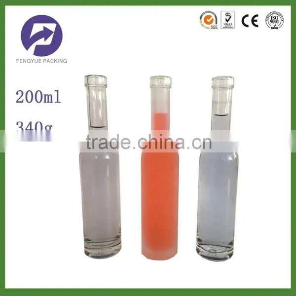 200ml Fancy Liquor Glass Wine Bottles Supplier