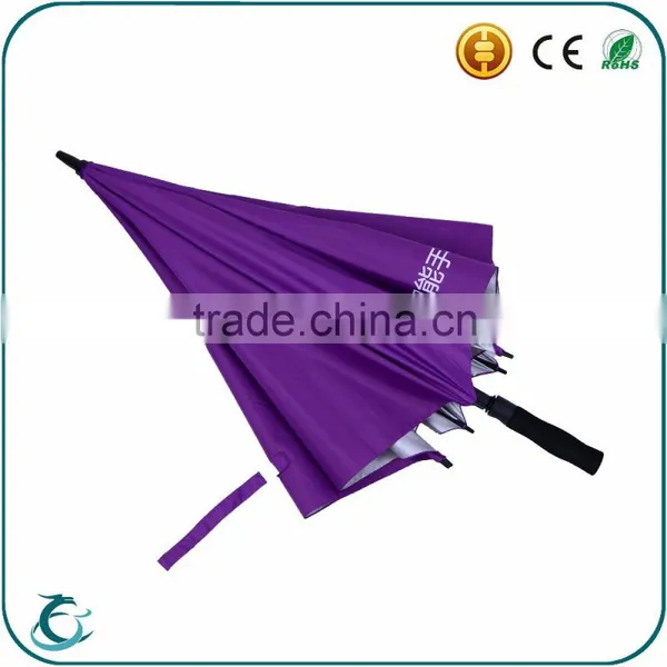 China Wholesale Promotional Fiberglass Silver Coated Inside Straight Umbrella photo-5