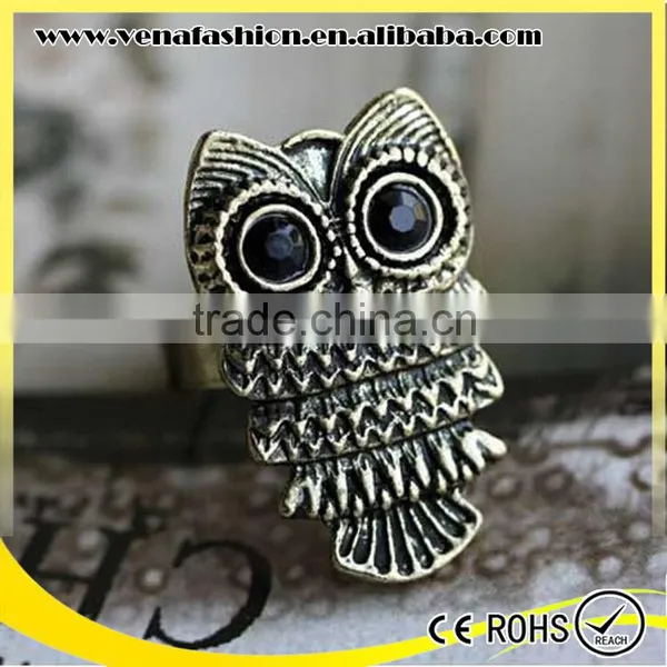 Online Shopping Beautiful Finger Owl Ring Designs photo-5