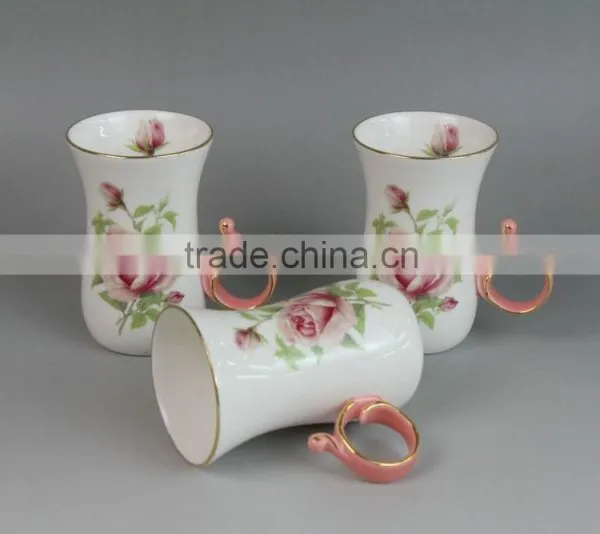 2015 New Chinese Ceramic Antique Coffee Cups and Saucers Set photo-2