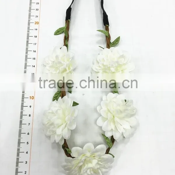 Pretty Fabric Flower Bando Headwrap for Ladies photo-5