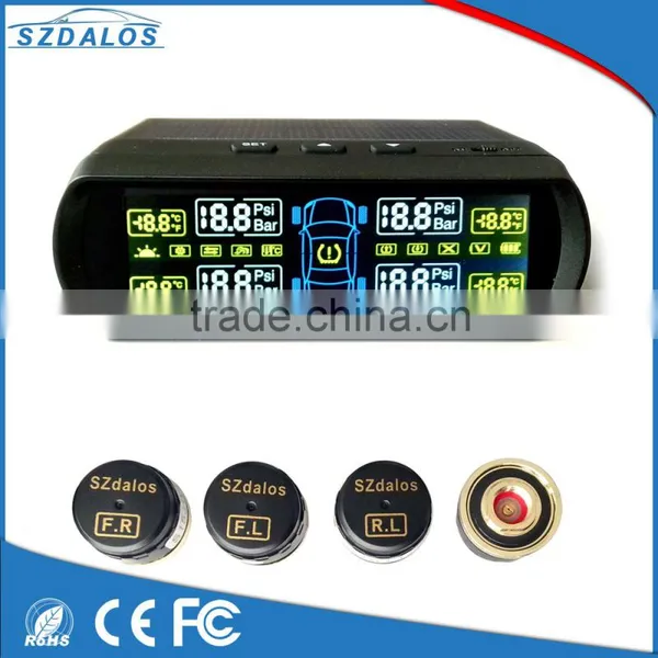 Solar TPMS Tyre Pressure Monitoring Intelligent System+4 Internal Sensors Solar Energy photo-6