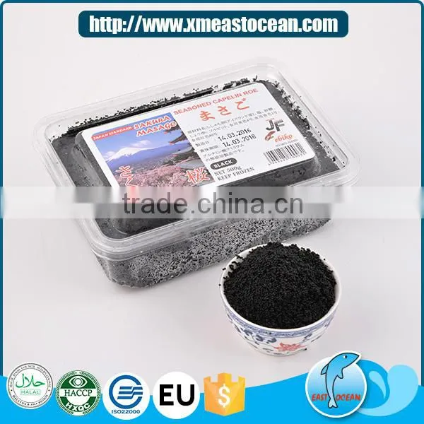 Japanese Sushi Material Healthy Capelin Frozen Seasoned Fish Roe photo-3