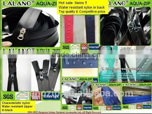 Hotmelt Weldable 10# Big Teeth Size Nylon Chain Water Reeplletn Zipper for Dry Bag and Back Pack photo-3