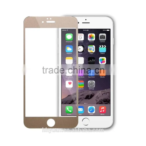 Popular Silk-printing Screen Protector for Iphone6/6+colorful Tempered Glass Screen Protector photo-2