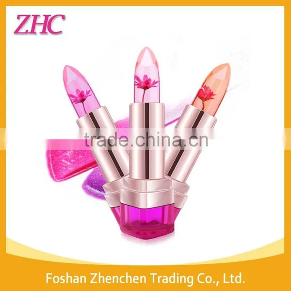 HENFANG Blakish Chrysanthemum Jelly Lipstict Lip Balm Moisturemagic Color Lip Balm Lip Pomade Chap Stick photo-2
