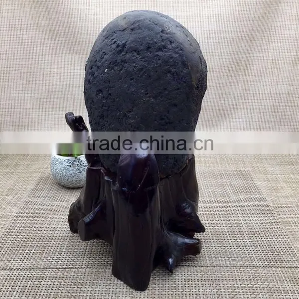 Natural Rock Amethyst Geode Crystal Cluster Bonsai Ornaments For Sale photo-3