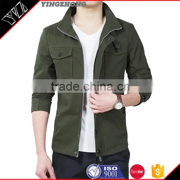 Custom Latest Fashion Jacket for Men , OEM Services Yingzhong Garment