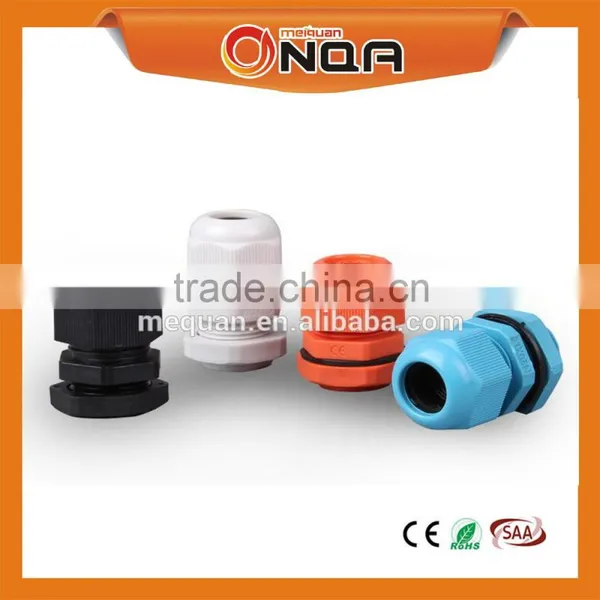 Standard PG Type Nylon Cable Gland M25 Plastic Fixed Cable Glands IP68