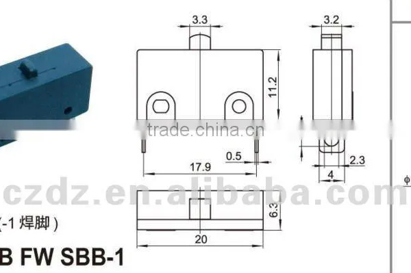 Waterproof Micro Switch,Push Button Micro Switch for Small Appliance photo-5