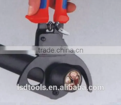 LK-280 Ratchet Wire Cable Cutters Dual Material Insualted Handle 750AWG photo-5