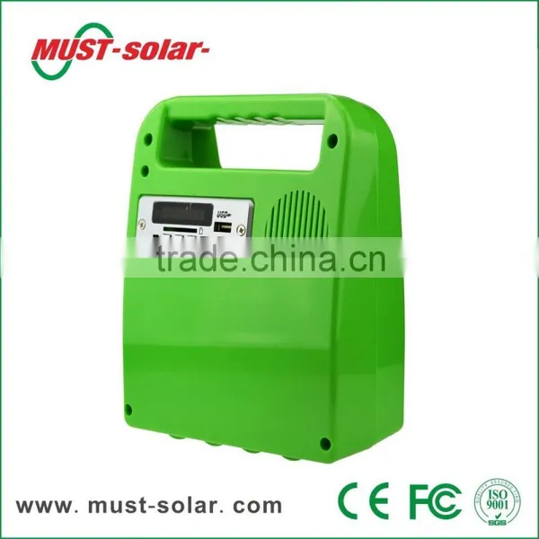 10W Solar Panel Protable Solar Home Lighting Kits photo-4