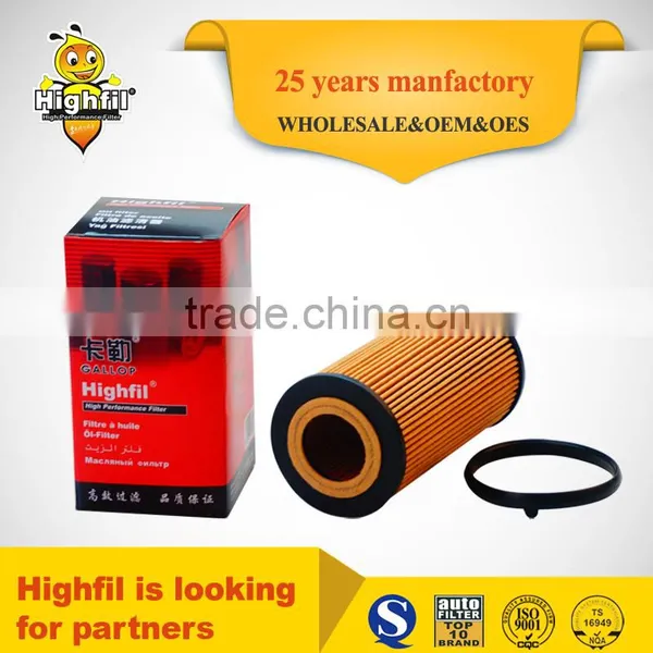 High Quality Car Oil Filter 06D-115-466 HU719/6X for Auto Parts Factory in China