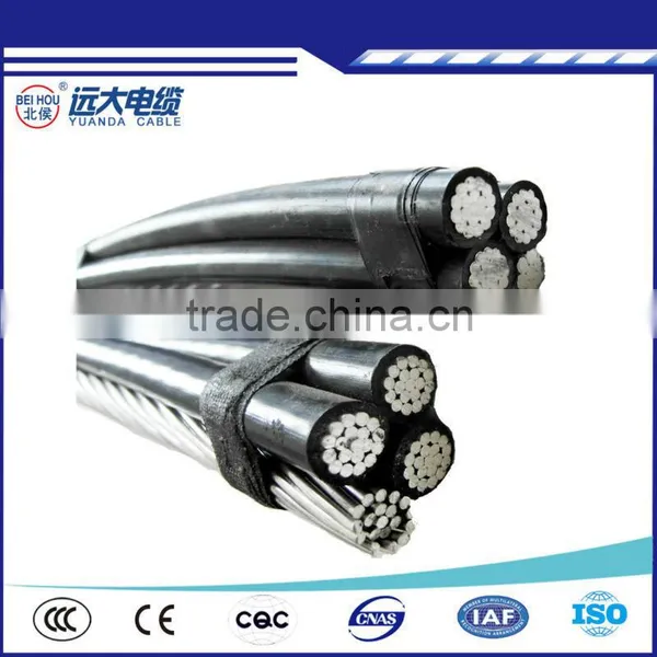 10KV Triplex Aerial Cable 95mm2 Aerial Bundle Cable With XLPE Insulation photo-2