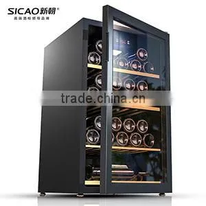 SICAO New Compressor Wine Cellar Cooler Double Layer Glass Door Wine Refrigerators With AC100~240V photo-3