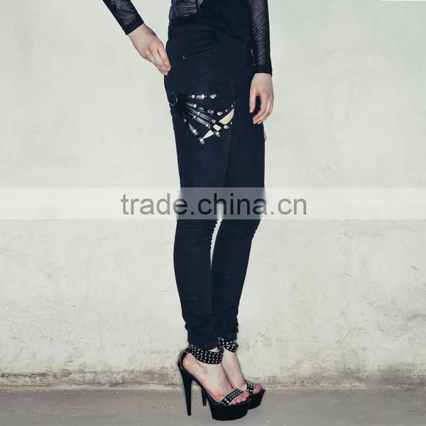DEVIL FASHION 2015 Latest Women Punk Pants/trousers PT006 photo-3