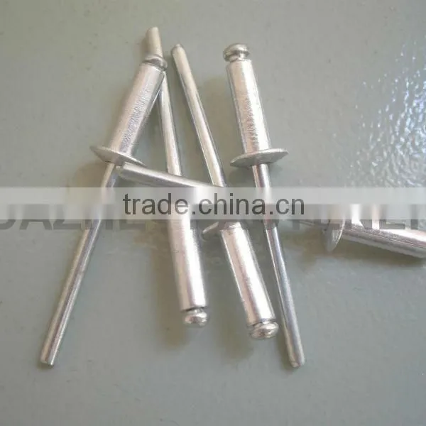 solid aluminum and steel blind rivets DIN7337