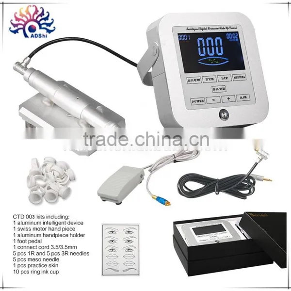 Permanent Makeup Pen Rotary Tattoo Machine , Professional Permanent Makeup Machine Digital Tattoo Machine photo-3